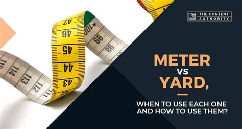 The Difference Between Meters and Yards