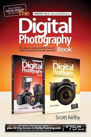 The Digital Photography Book Parts 1 and 2 with 1 Month of Access to Kelby Training BandN Kindle Editon
