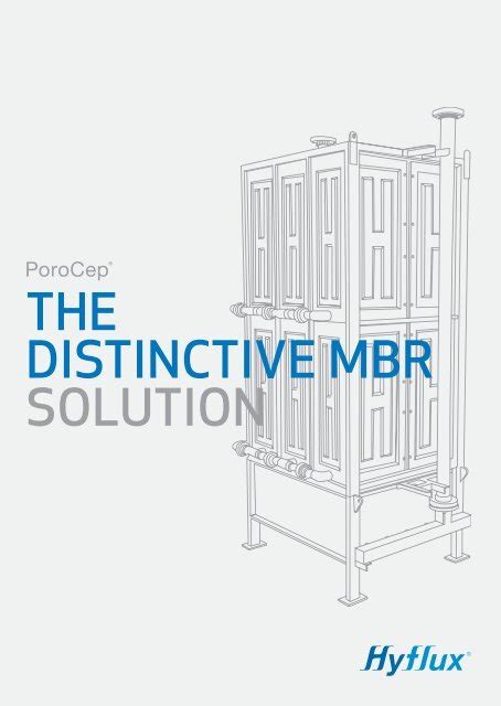 The Distinctive Mbr Solution Hyflux Membranes PDF