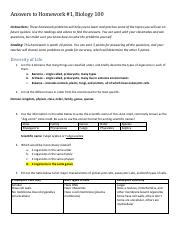 The Diversity Of Cellular Life Answer Key Reader