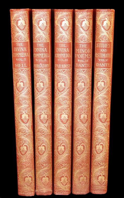 The Divina Commedia And Canzoniere V4 Canzoniere 1899 Reader