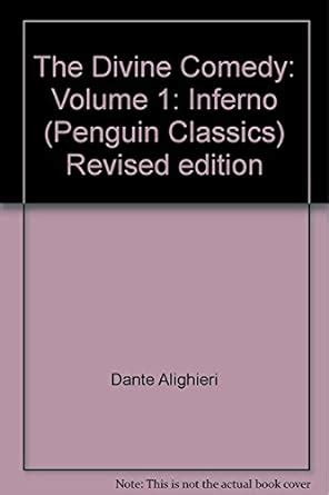 The Divine Comedy Volume 1 Inferno Penguin Classics Revised edition PDF