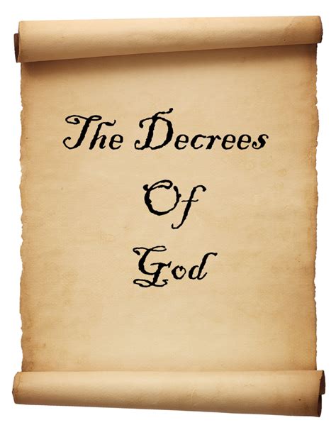 The Divine Decrees