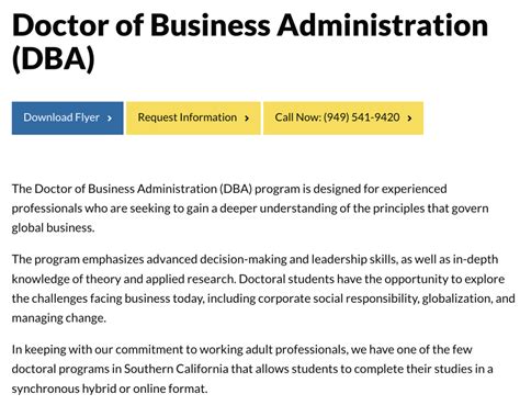 The Doctor of Business Administration (DBA): A Comprehensive Guide