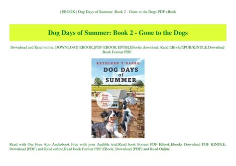 The Dogs Days of Summer Ebook PDF