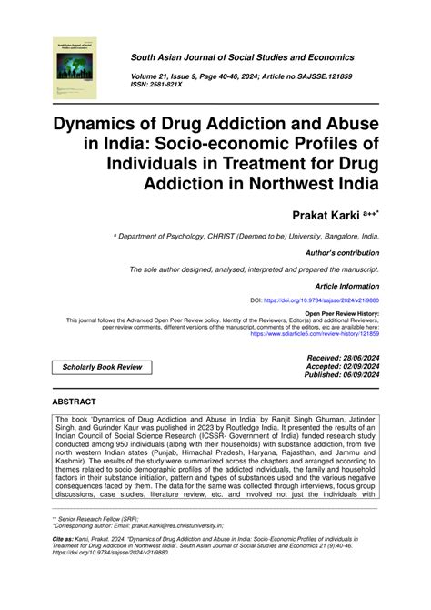 The Dynamics Of Drug Abuse Epub