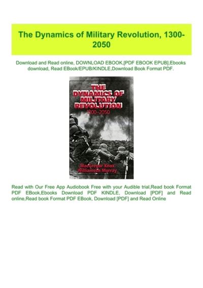 The Dynamics of Military Revolution Kindle Editon