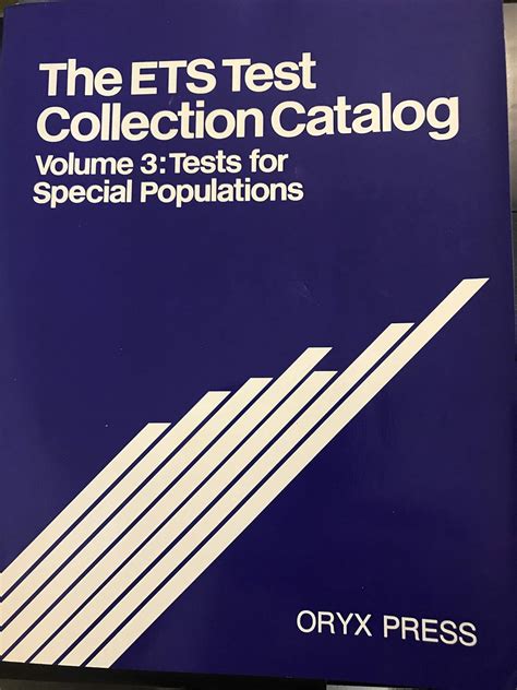 The ETS Test Collection Catalog Doc