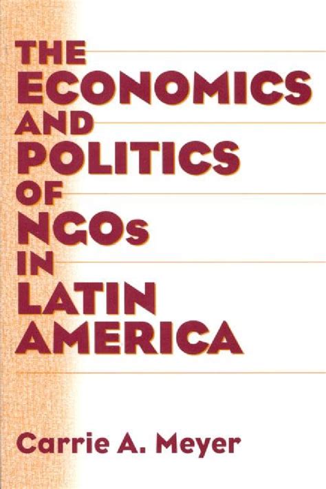 The Economics and Politics of NGOs in Latin America PDF