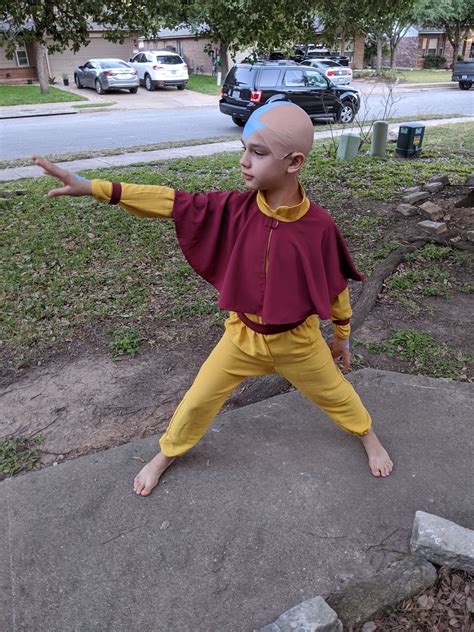 The Elements of the Baby Aang Costume