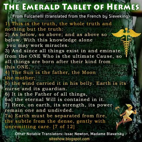The Emerald Tablet of Hermes Epub