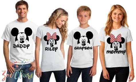 The Enchanting Allure of Matching Family Disney T-Shirts