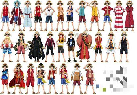 The Enchanting Evolution of Luffy's Wardrobe