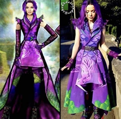 The Enchanting Evolution of Mal's Iconic Costumes in Descendants