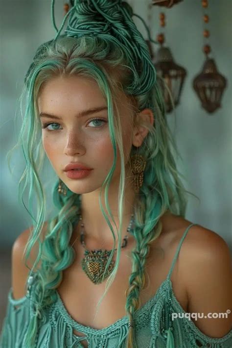 The Enchanting Genesis of Mint Green Hair