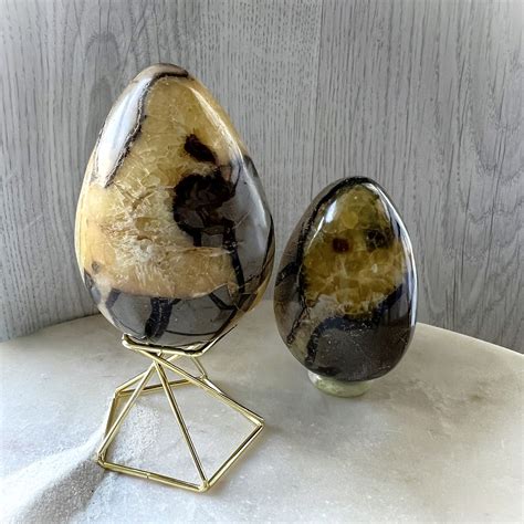 The Enchanting Septarian Egg: A Stone of Courage and Transformation