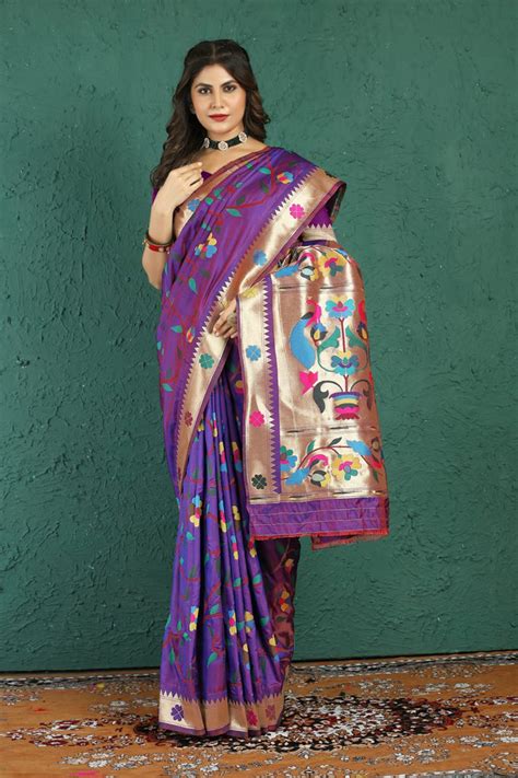 The Enchanting World of Paithani Silk Sarees: A Timeless Treasure