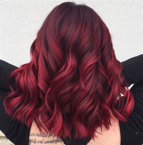 The Enchanting World of Red Burgundy Hair