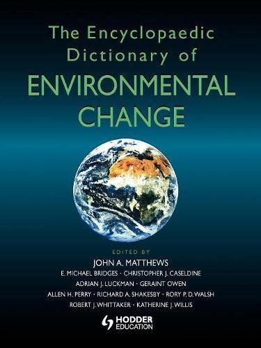 The Encyclopaedic Dictionary of Environmental Change Doc