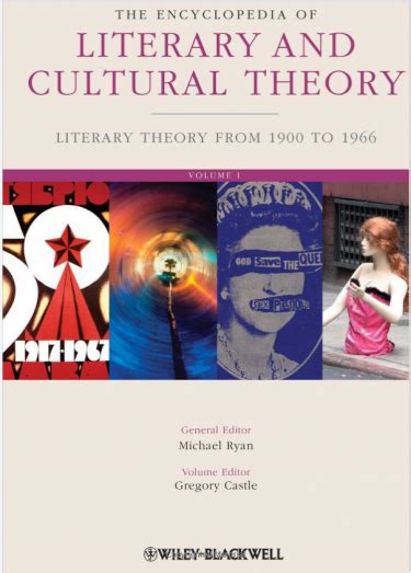 The Encyclopedia of Literary and Cultural Theory Reader