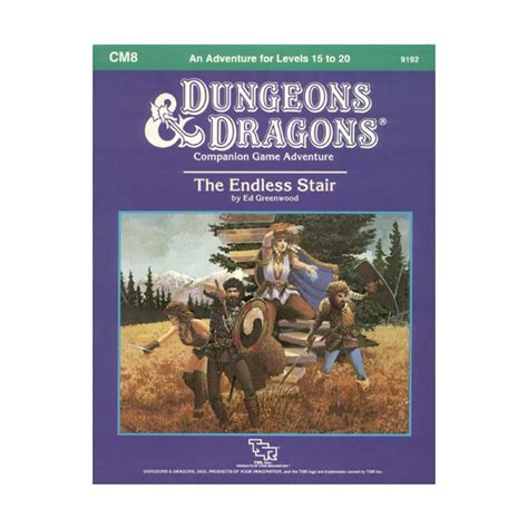 The Endless Stair Dungeons and Dragons Module CM8 PDF