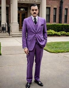 The Enduring Allure of Gomez Addams' Purple Suit: