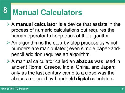 The Enduring Relevance of Manual Calculators