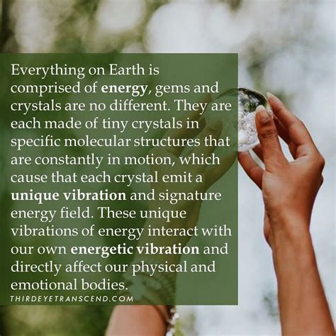 The Energetic Vibrations of Stones