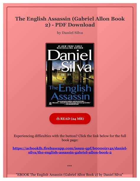 The English Assassin Gabriel Allon Doc