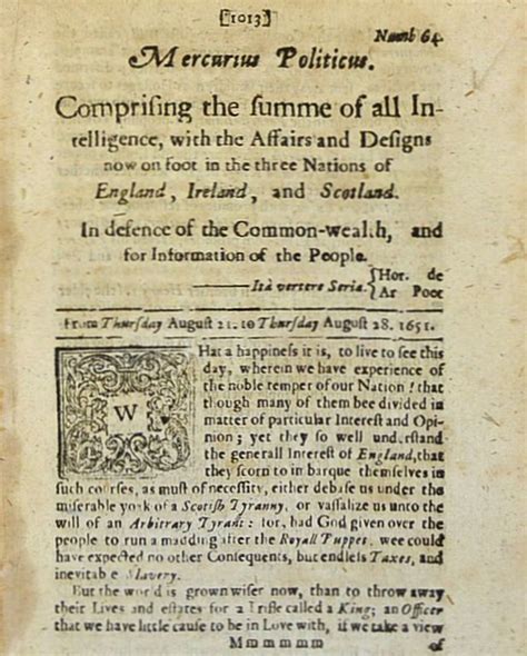 The English revolution: Newsbooks 5. Mercurius politicus, 1651, Volume 3 Ebook Doc