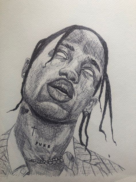 The Enigmatic Travis Scott: A Sketchbook Exploration