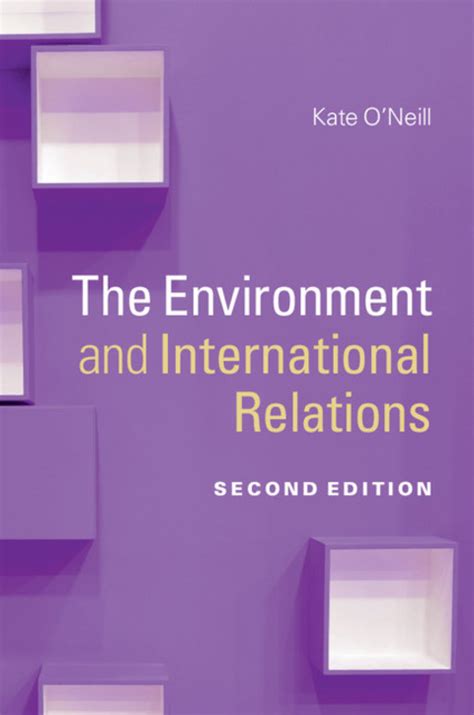 The Environment and International Relations 1st Edition PDF