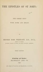 The Epistles of St. John The Greek Text with Notes and Essays... PDF