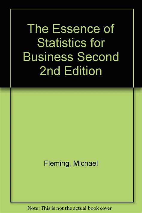 The Essence of Statistics for Business Epub
