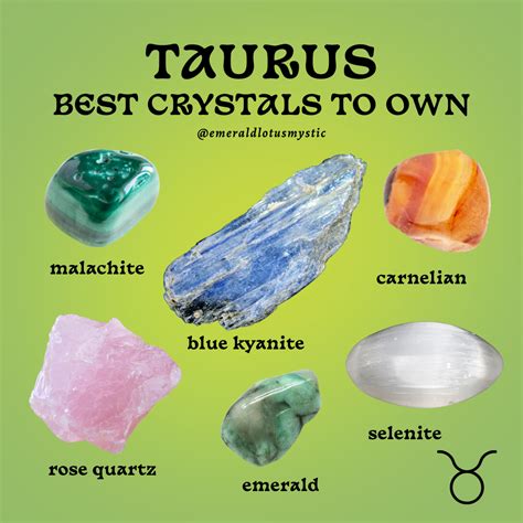 The Essence of Taurus Crystals