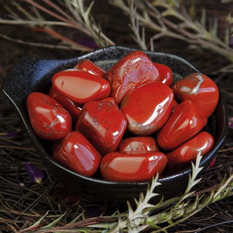 The Essence of Tumbled Red Jasper: A Fusion of Fire and Earth