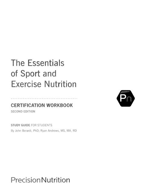 The Essentials Of Sport And Exercise Nutrition PDF Kindle Editon