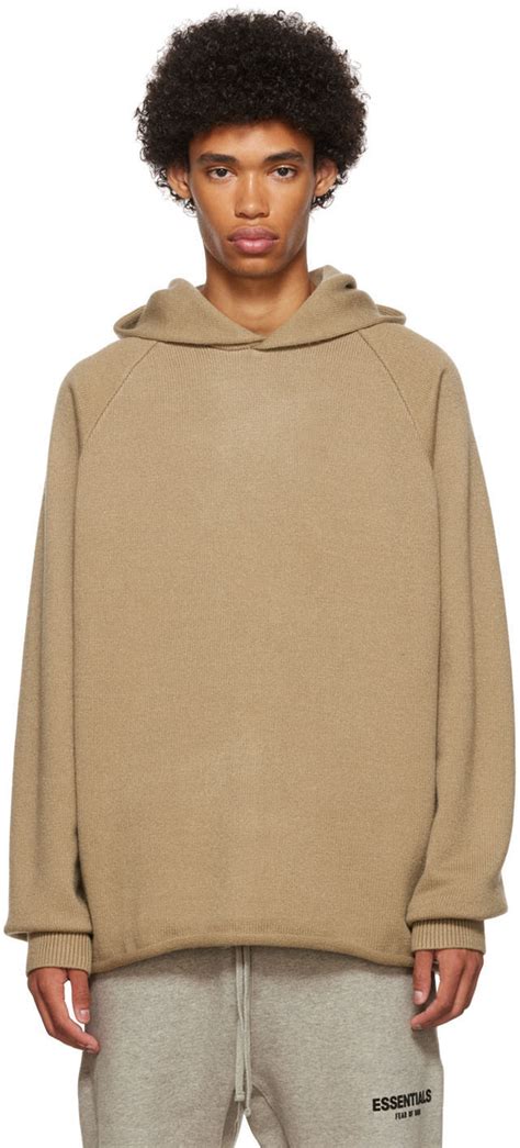 The Essentials Tan Hoodie was introduced in the 2000s