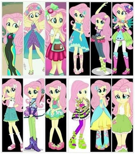 The Evolution of Fluttershy's Outfits