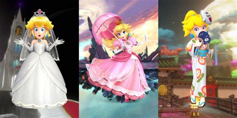 The Evolution of Princess Peach's Costume