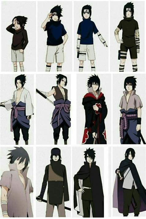 The Evolution of Sasuke's Last Costume