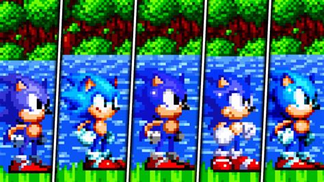 The Evolution of Sonic's Sprites