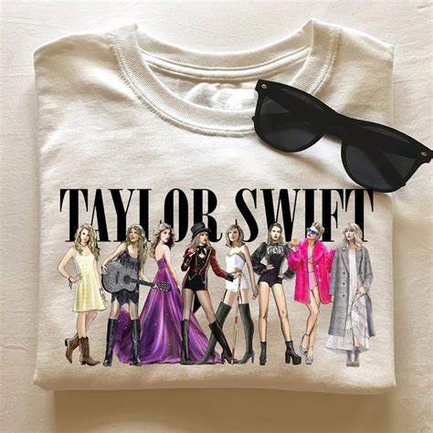 The Evolution of Taylor Swift's Album Shirts