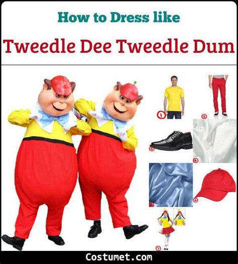 The Evolution of Tweedledum and Tweedledee Costumes