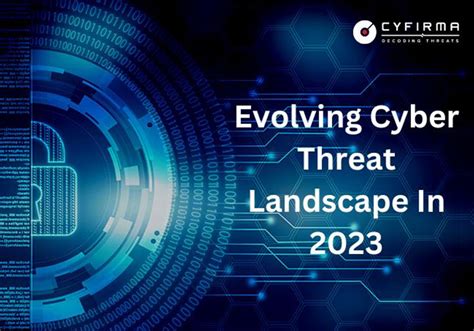 The Evolving Landscape of Cybersecurity Threats