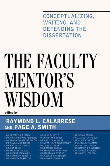 The Faculty Mentor's Wisdom Conceptualizing Reader