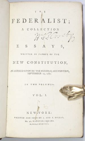 The Federalist a collection of essays Kindle Editon