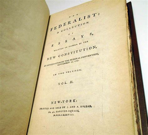 The Federalist a commentary on the Constitution of the United States being a collection of essays written in support of the Constitution agreed upon September 17 1787 by the Federal convention Kindle Editon