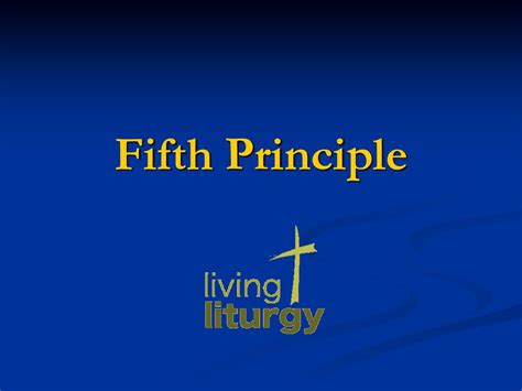 The Fifth Principle Epub