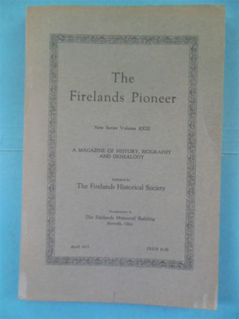 The Firelands Pioneer Volume 2 PDF